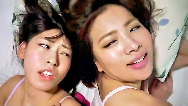 sleeping, asian, fetish - asian 3sum sleep