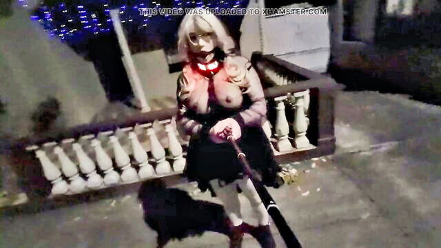 big tits, bondage, anal - public fetish ball gag doxy