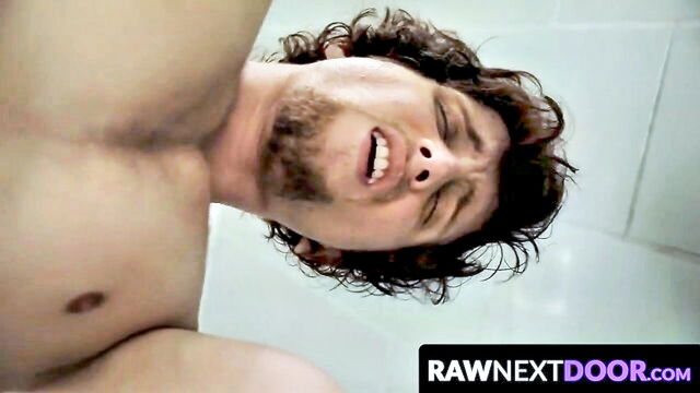 rawnextdoor, bareback, missionary - scotty zee shower anal