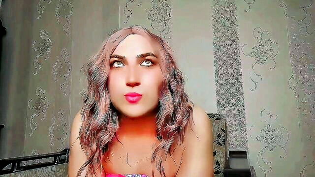 cumshot, ladyboy, compilation - sissy twirling princess costume