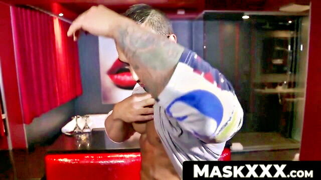 stud, maskxxx, jock - maskxxx calving ripped inked jock