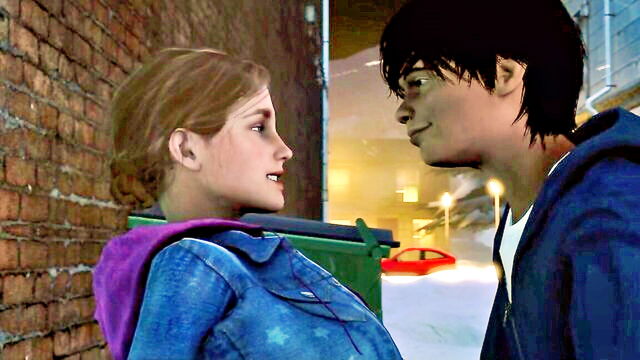 ingrid hunnigan (resident evil), clicker (the last of us), scalie only - ingrid hunnigan outdoor scene