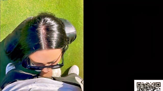 tonny and mia - tonny and mia golf course blowjob