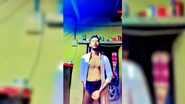 crossdresser, femboy, asian - bangladeshi sissy abir buzzes his beater