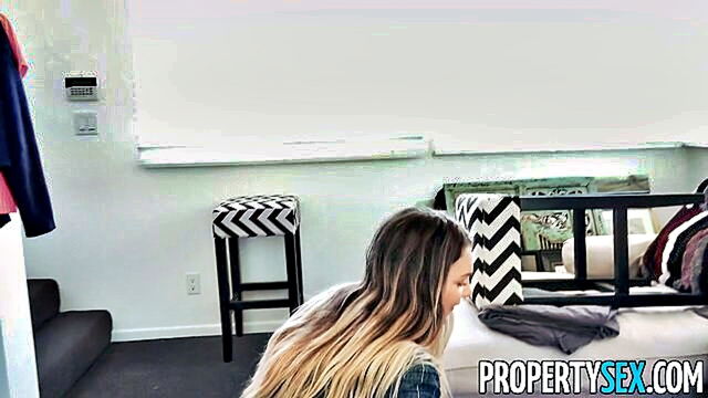 explore a luxurious estate and indulge in some naughty activities with a busty real estate agent : Property Sex