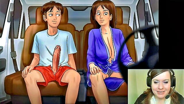 big boobs, big cock, anime - debbies explosive show in cartoon porn a summer story