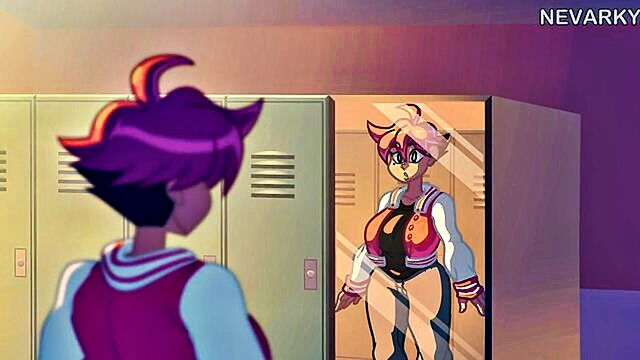 anime, gender bender, female pov - sisters swap genders for cartoon porn fun