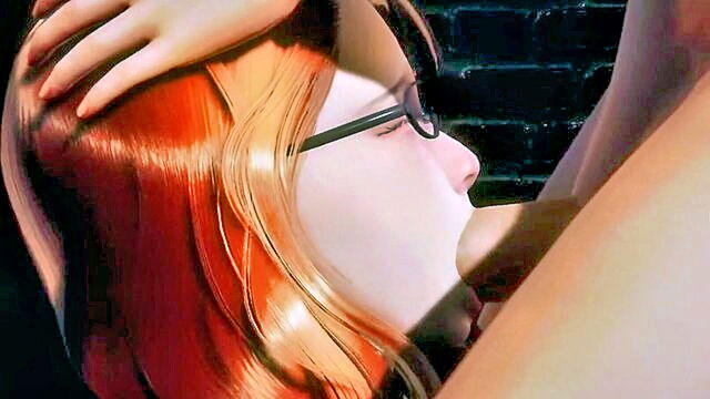 big boobs, blowjob, 3d animation - sensual secretary indulges in passionate encounter in office