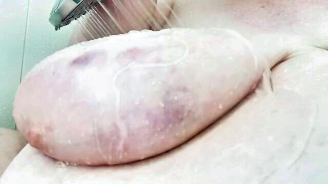 shower, ssbbw, bbw - bbw shower sex evie