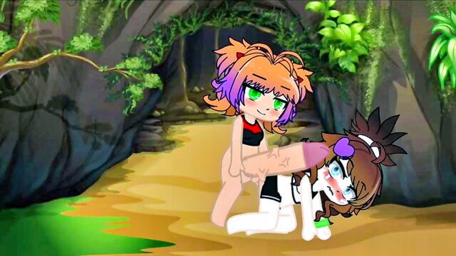 aftonfamily, tentacles, #gachaclub - beach orgy aftonfamily
