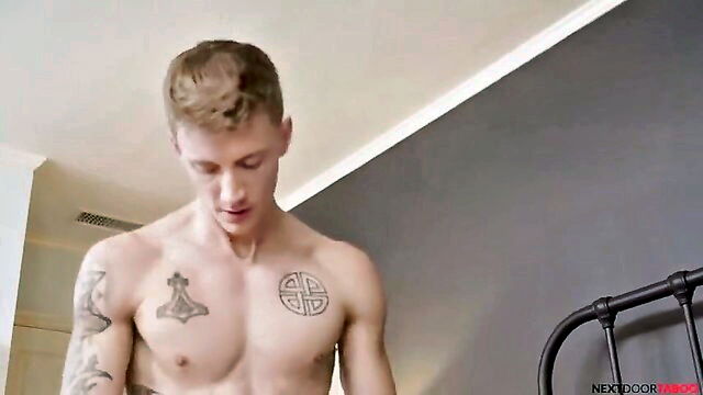 action, cum shots, bareback - stepbrothers bareback cumshots