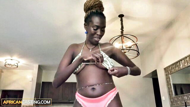 alexis crystal - african beauty riding cowgirl