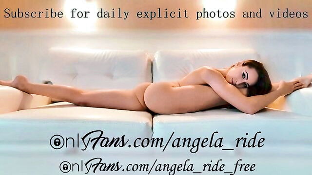 masturbation, blonde, small tits - angelas hot solo sex