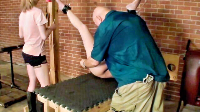 lesbian, bondage, femdom - hazel blind pony training