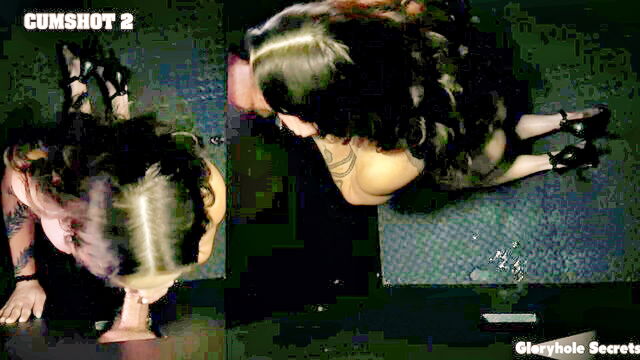 gloryhole secrets lucia cum mouth