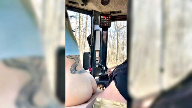 in the, ts creampie, gets creampie - skyemarie tractor creampie