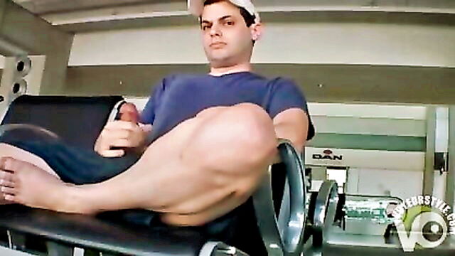 cap, airport, dude - airport jerk off video