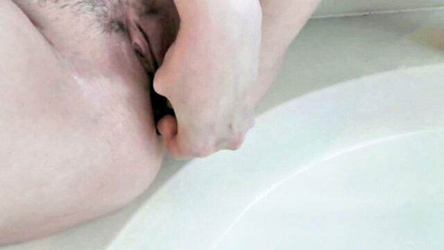 amateur, reality, homemade - bathroom dildo girl