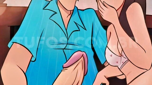 sex, porno, blowjob - hentai teen dick sucking