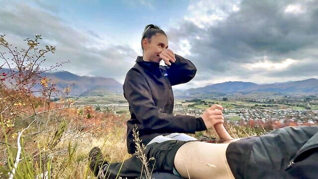 mountain blowjob video