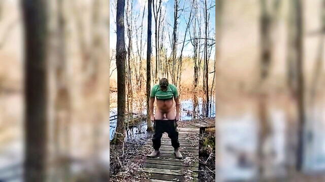HairyGooner - backwoods bate scene