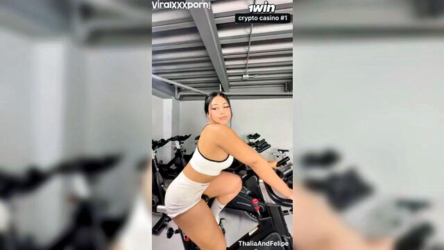 gym fuck in car