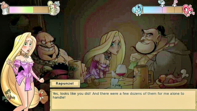 blonde, cumshot, sex - repunsel spitroast anime