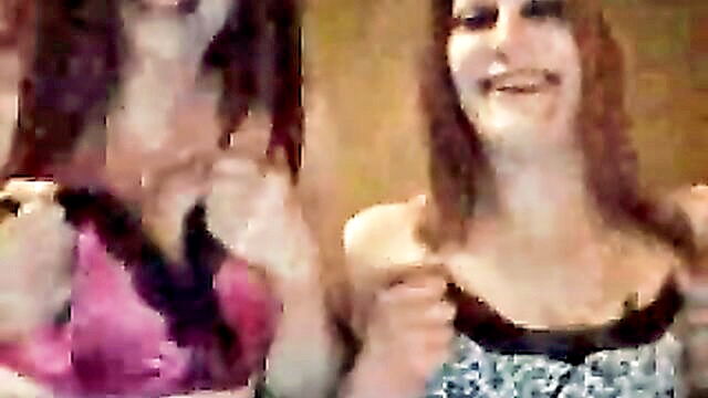 cam sluts, cam slut, amateur porn - jaz and liz prank for halloween with kinky cam show