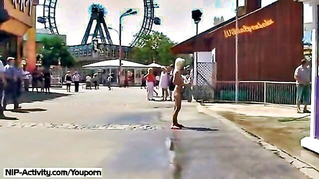 intimate nude encounter with charming vanessa in public area : freddie_runte