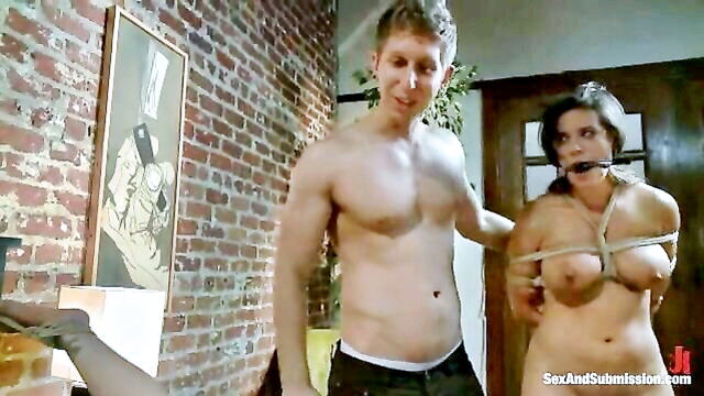 anal, rough sex, headfuck - big tits threesome anal