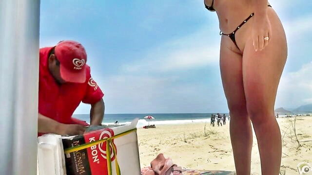 maid, juicy, bikini - beach spy bikini reveal