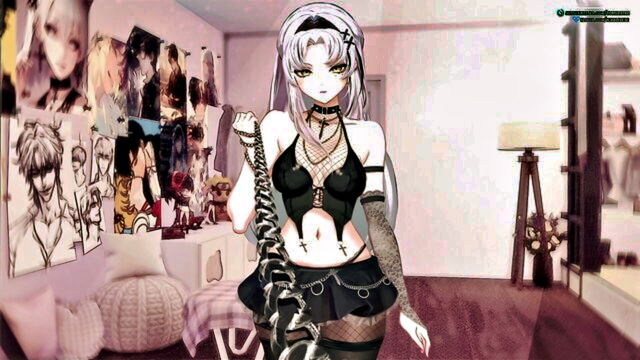 intersex penetrating female, toru asakura (the idolmaster), kujou nozomi (bleach) - goth roommate vtuber hentai