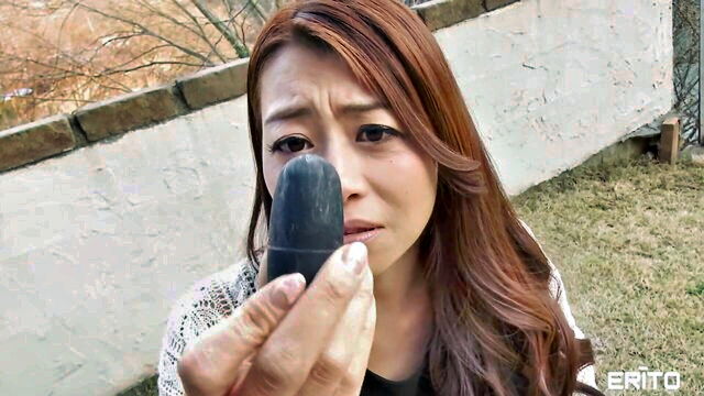 japanese, babes, long hair - skinny japanese ball licking