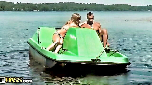 beach blonde boat hard fuck