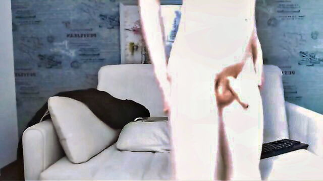 cum shots, amature, solo - white couch chaturbate show
