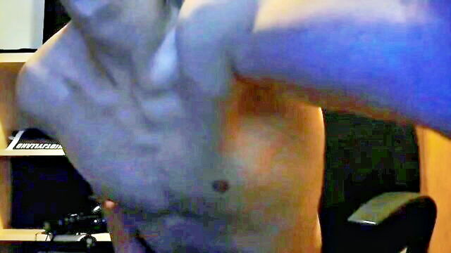 handjob, cum shots, blond boys - danish boy webcam ass show