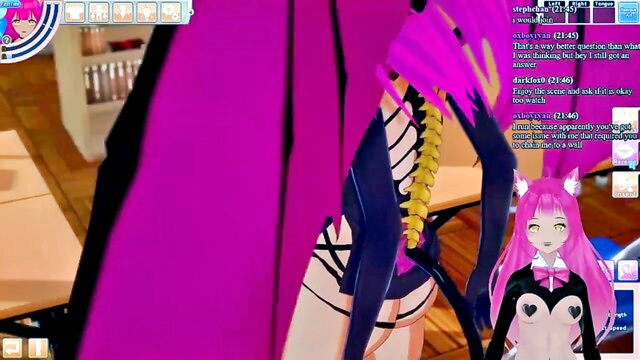 blowjob, creampie, cum - vtuber neko blowjob