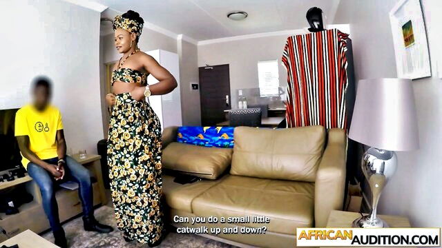 african, black, ebony - african girl chooses white dick