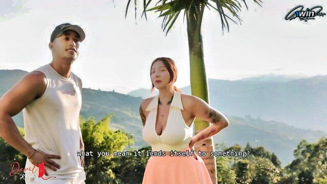 Devil Khloee - devil khloee outdoor threesome