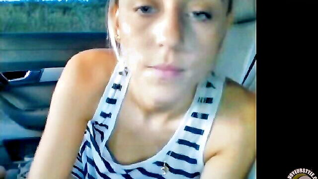 show, car, cam - blonde cam show car
