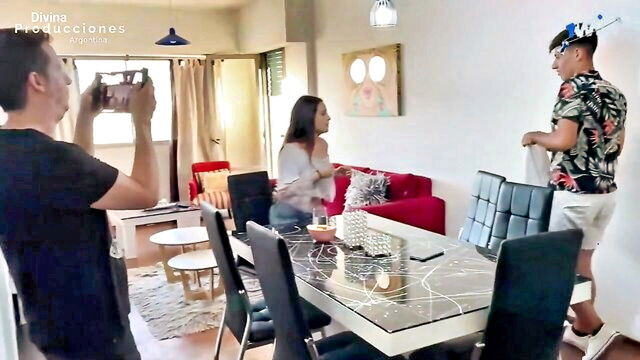 big ass, sloopy blowjob, behind the scenes - hardcore amateur sex with tattoos
