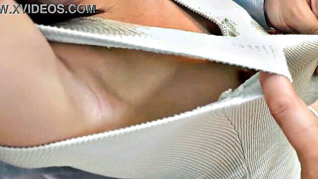 no bra japanese clerk