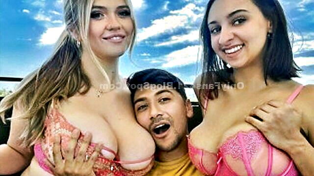 Angie, Rose - three hottest women in interracial threesome