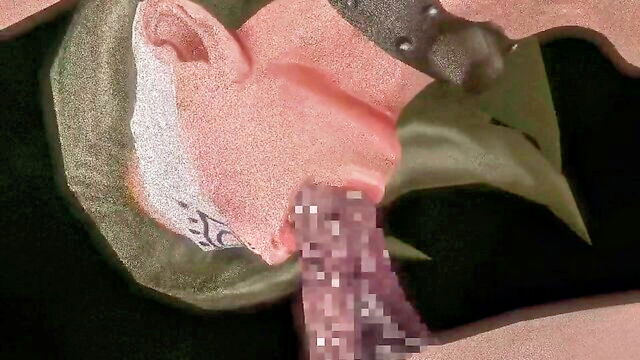 monster hentai games, blowjobbig, internal cumshot - monster hentai sex