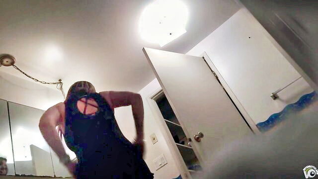 clothes, sister, mate - hidden camera down blouse