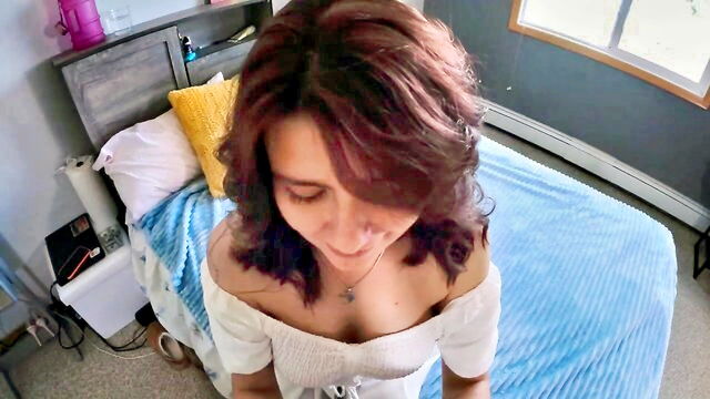 foot fetish, pov, big tits - broke and fucks for cash video