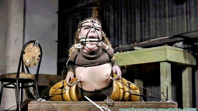 face torture, futile struggles, bondage - futilestruggles zipties bondage