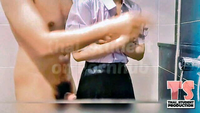 thai student, thai, thai teen - hot thai schoolgirl shower sex