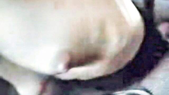 fishnet milf banged in car