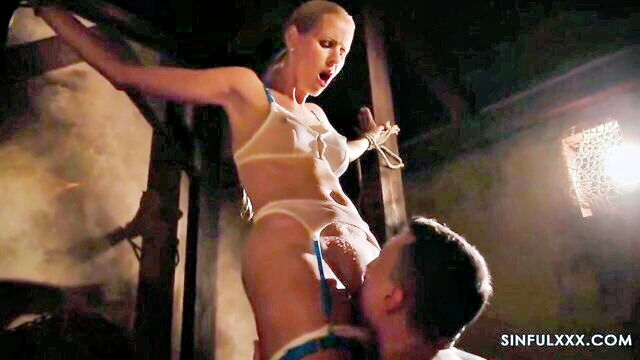 fetish, blonde, cumshot - sinfulxxx bound